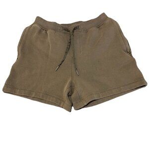 LULULEMON STEADY STATE 5" SHORTS SMALL LIKE NEW BROWN